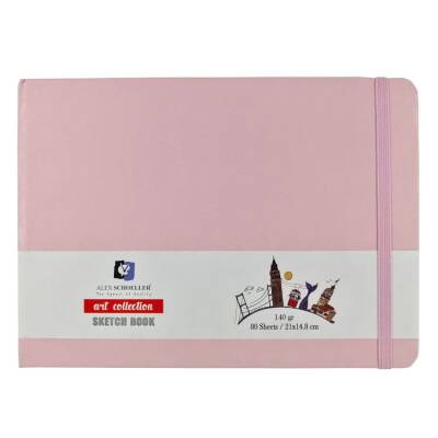 Alex Schoeller Art Collection Sketch Book Pembe 21x14,8 cm Yatay 140 gr 80 yp - 1