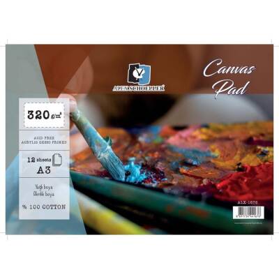 Alex Schoeller Canvas Pad A3 Spiralli 320 gr 12 yp - 1