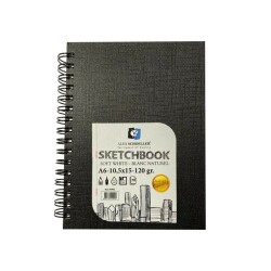 Alex Schoeller Sketchbook Sert Kapak Spiralli Eskiz Defteri A6 120 gr 70 yp - 1