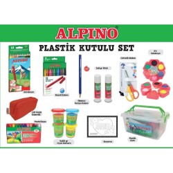 Alpino Maxi Okul Seti Plastik Kutulu - 1