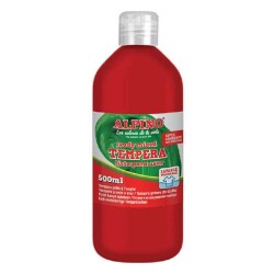 Alpino Tempera (Yıkanabilir) Boya 500 ml. KIRMIZI - 1