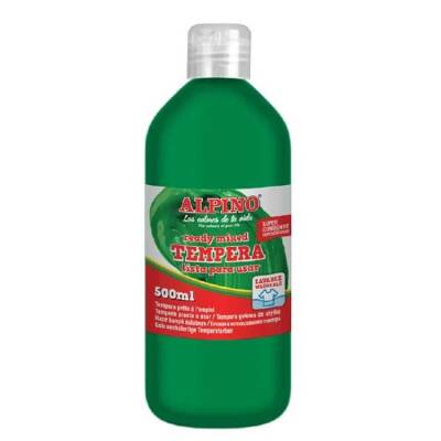 Alpino Tempera (Yıkanabilir) Boya 500 ml. K.YEŞİL - 1