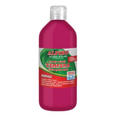 Alpino Tempera (Yıkanabilir) Boya 500 ml. PEMBE - 1