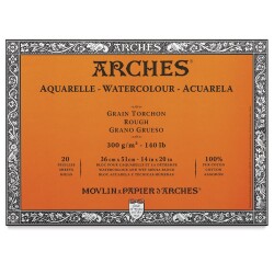 Arches Suluboya Blok Rough Natural White 300 gr 36x51 cm 20 Sayfa - 1