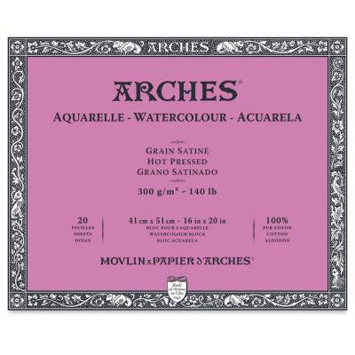 Arches Suluboya Blok Rough Natural White 300 gr 41x51 cm 20 Sayfa - 1