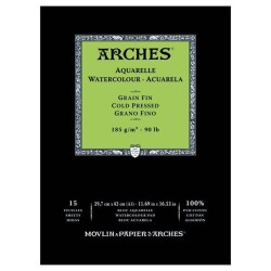 Arches Suluboya Defteri Cold Press Natural White 185 gr A3 15 Sayfa - 1