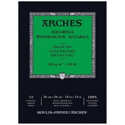 Arches Suluboya Defteri Cold Press Natural White 300 gr 26x36 cm 12 Sayfa - 1