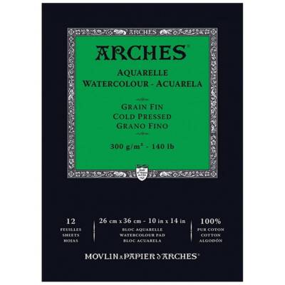 Arches Suluboya Defteri Cold Press Natural White 300 gr 26x36 cm 12 Sayfa - 1