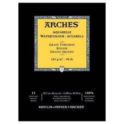 Arches Suluboya Defteri Rough Natural White 185 gr A3 15 Sayfa - 1