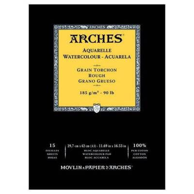 Arches Suluboya Defteri Rough Natural White 185 gr A3 15 Sayfa - 1