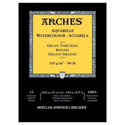 Arches Suluboya Defteri Rough Natural White 185 gr A5 15 Sayfa - 1