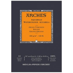 Arches Suluboya Defteri Rough Natural White 300 gr A3 12 Sayfa - 1