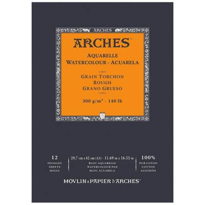 Arches Suluboya Defteri Rough Natural White 300 gr A3 12 Sayfa - 1