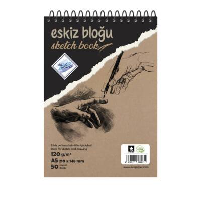 Art Liva Eskiz ve Çizim Defteri 120 gr 50 yp A5 - 1