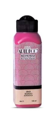 Artdeco Akrilik Boya 140 ml. 3643 BORDO - 1