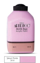 Artdeco Akrilik Boya 500 ml. 3018 ŞAKAYIK PEMBE - 1