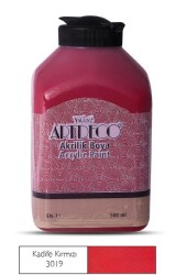 Artdeco Akrilik Boya 500 ml. 3019 KADİFE KIRMIZI - 1