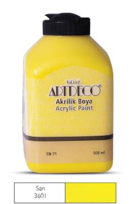 Artdeco Akrilik Boya 500 ml. 3601 SARI - 1