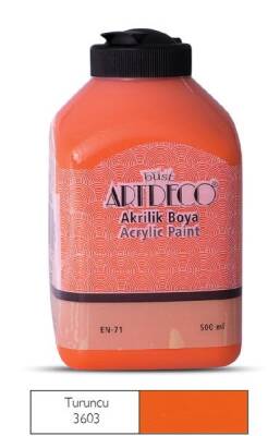 Artdeco Akrilik Boya 500 ml. 3603 TURUNCU - 1