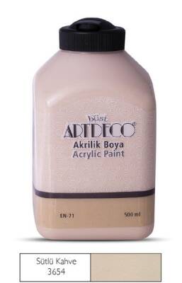 Artdeco Akrilik Boya 500 ml. 3654 SÜTLÜ KAHVE - 1