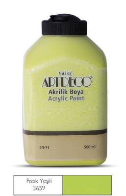 Artdeco Akrilik Boya 500 ml. 3659 FISTIK YEŞİLİ - 1