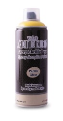 Artdeco Akrilik Sprey Boya 400 ml. AÇIK SARI - 1