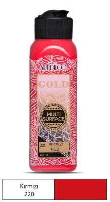 Artdeco Gold Multi Surface Akrilik Boya 140 ml. 220 KIRMIZI - 1