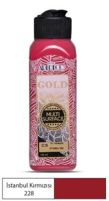 Artdeco Gold Multi Surface Akrilik Boya 140 ml. 228 İSTANBUL KIRMIZISI - 1