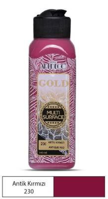 Artdeco Gold Multi Surface Akrilik Boya 140 ml. 230 ANTİK KIRMIZI - 1