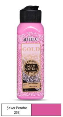 Artdeco Gold Multi Surface Akrilik Boya 140 ml. 253 ŞEKER PEMBE - 1