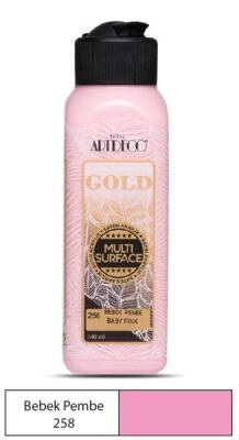 Artdeco Gold Multi Surface Akrilik Boya 140 ml. 258 BEBEK PEMBE - 1