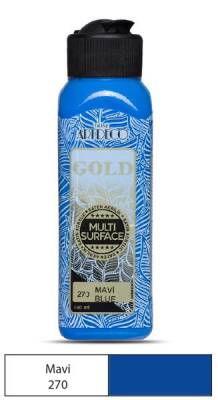 Artdeco Gold Multi Surface Akrilik Boya 140 ml. 270 MAVİ - 1