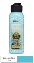 Artdeco Gold Multi Surface Akrilik Boya 140 ml. 279 GÖKYÜZÜ MAVİ - 1