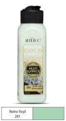 Artdeco Gold Multi Surface Akrilik Boya 140 ml. 281 RETRO YEŞİL - 1