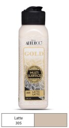 Artdeco Gold Multi Surface Akrilik Boya 140 ml. 305 LATTE - 1