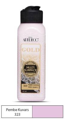 Artdeco Gold Multi Surface Akrilik Boya 140 ml. 323 PEMBE KUVARS - 1