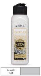 Artdeco Gold Multi Surface Akrilik Boya 140 ml. 343 SICAK GRİ - 1