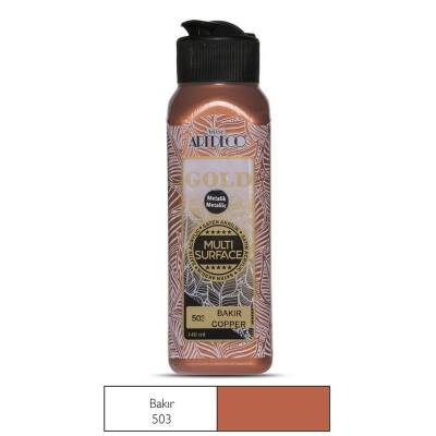 Artdeco Gold Multi Surface Akrilik Boya 140 ml. 503 METALİK BAKIR - 1