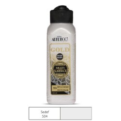 Artdeco Gold Multi Surface Akrilik Boya 140 ml. 504 METALİK SEDEF - 1