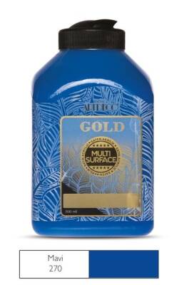 Artdeco Gold Multi Surface Akrilik Boya 500 ml. 270 MAVİ - 1