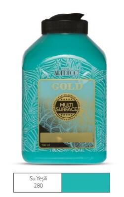 Artdeco Gold Multi Surface Akrilik Boya 500 ml. 280 SU YEŞİLİ - 1