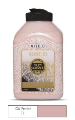 Artdeco Gold Multi Surface Akrilik Boya 500 ml. 321 GÜL PEMBE - 1