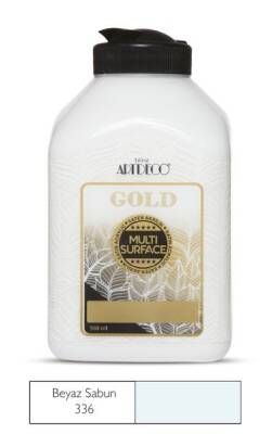 Artdeco Gold Multi Surface Akrilik Boya 500 ml. 336 BEYAZ SABUN - 1