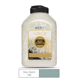 Artdeco Gold Multi Surface Akrilik Boya 500 ml. 348 KOYU ZEYTİN - 1