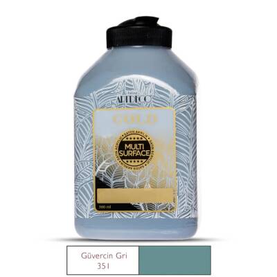 Artdeco Gold Multi Surface Akrilik Boya 500 ml. 351 GÜVERCİN GRİ - 1