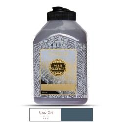 Artdeco Gold Multi Surface Akrilik Boya 500 ml. 355 UZAY GRİ - 1