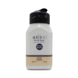 Artdeco Metalik Akrilik Boya 75 ml. 3722 Gümüş - 1