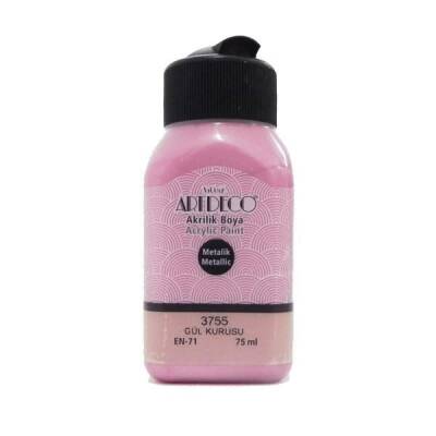 Artdeco Metalik Akrilik Boya 75 ml. 3755 Gül Kurusu - 1