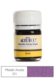 Artdeco Metalik Kumaş Boyası 231 Ametist - 1