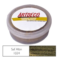 Artdeco Parmak Yaldız 24 gr Saf Altın 1024 - 1